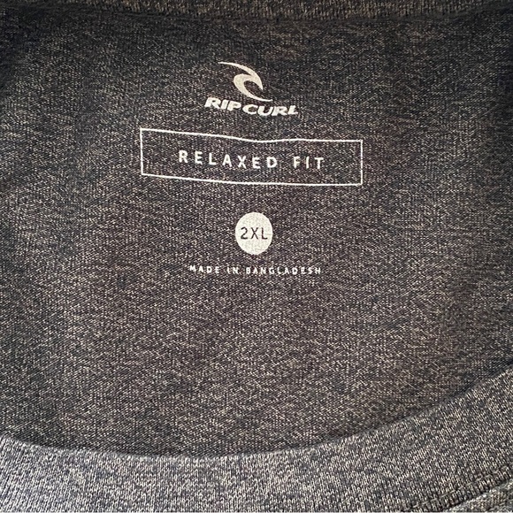 RIP CURL Search Tribe Surf Palm Tree Tee Shirt Men 2XL Relaxed Fit - Picture 4 of 5